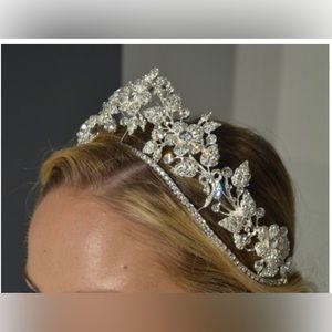 Elena Designs Flower Tiara (wedding/sweet 16)